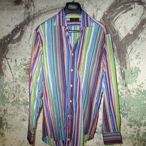 Etro Multi color stripe shirt